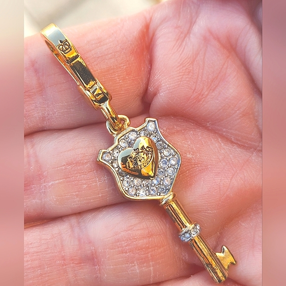 Juicy Couture Jewelry - Juicy Couture Shield Heart Key Charm  VERY RARE